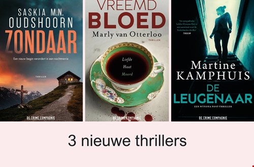 Deze drie nieuwe thrillers wil je nú lezen!